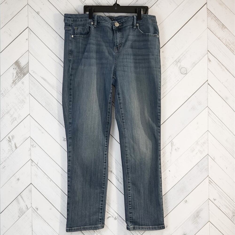 Simply Vera Vera Wang Cropped Straight Leg Jeans Size 12 Y2K Denim